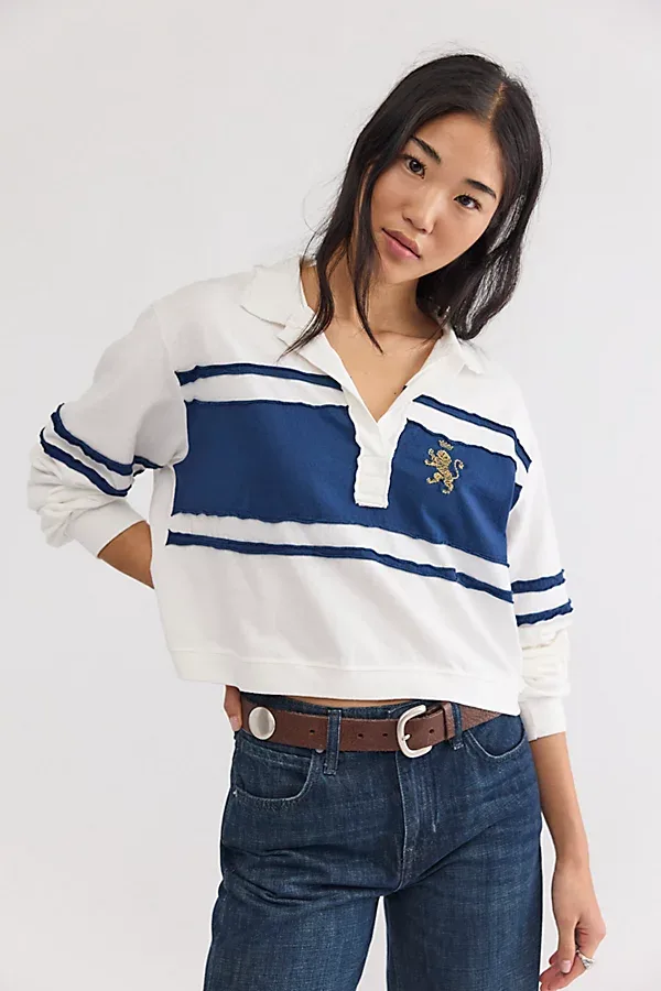 Prep to It Rugby Long Sleeve Tee by Ragabond