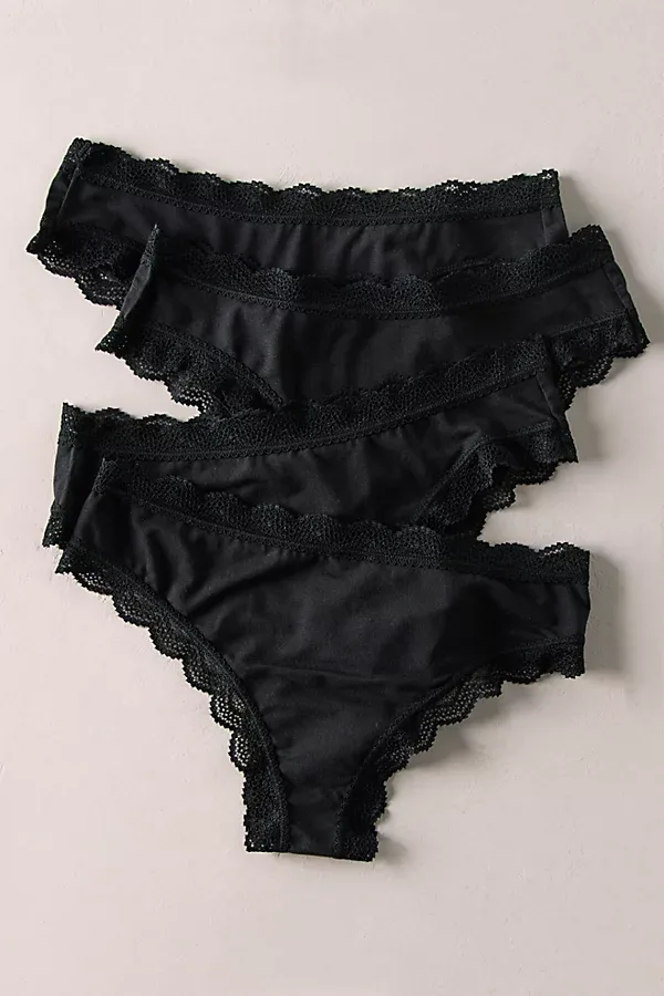 Stripe & Stare Four Pack of Brazilian Undies by Stripe & Stare