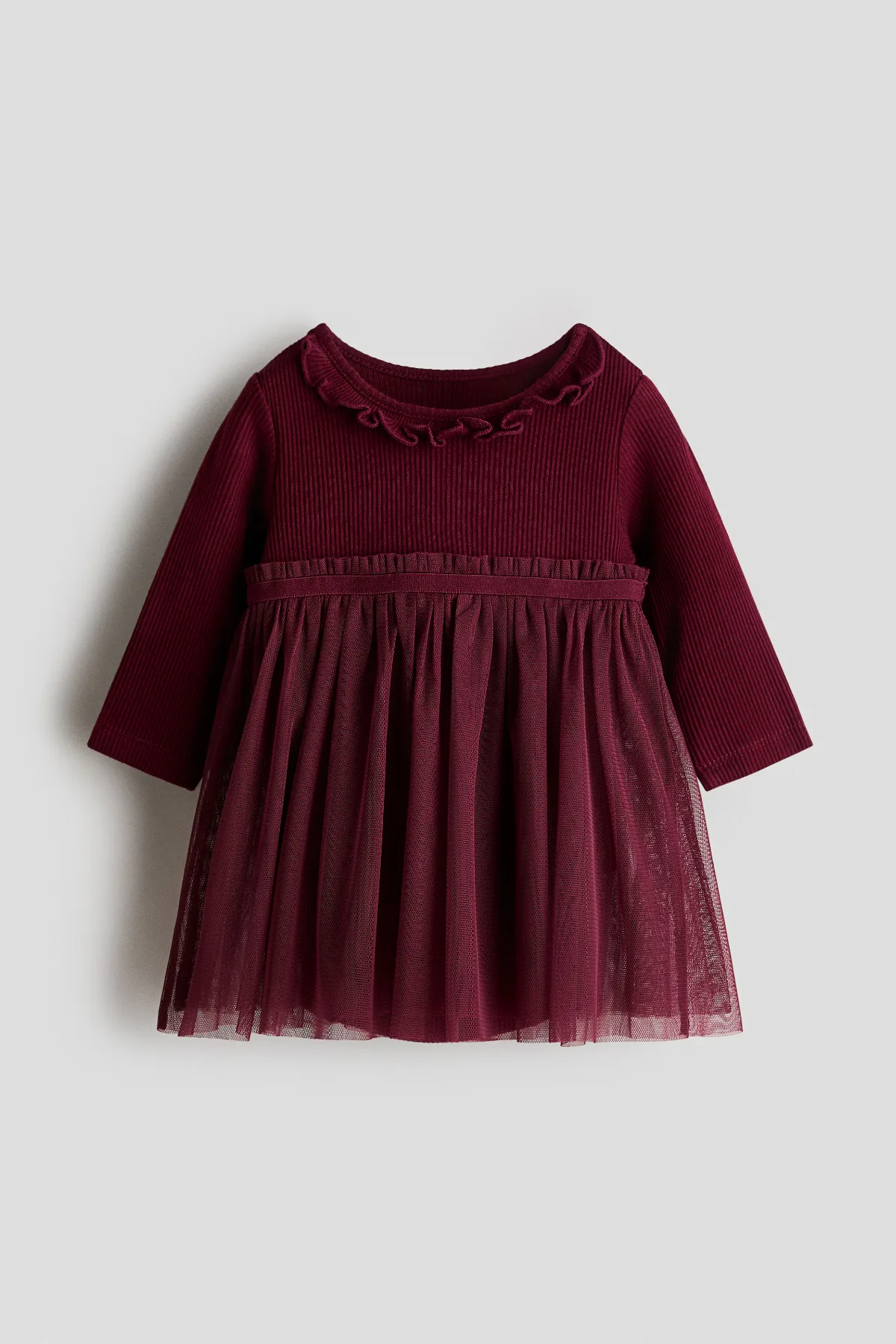 Bodysuit Dress with Tulle Skirt by H&M
