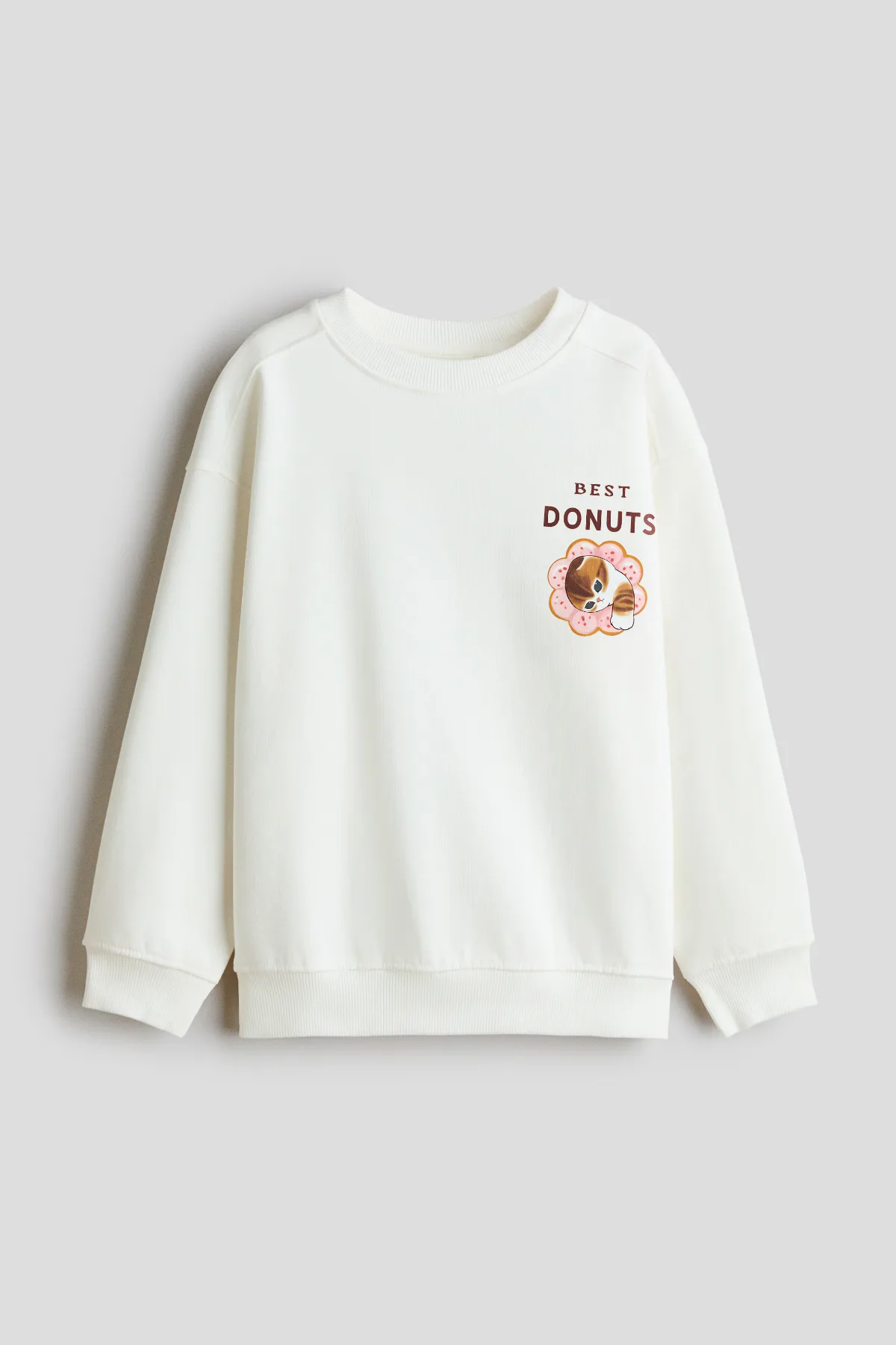 Printed Brushed-Inside Sweatshirt by H&M