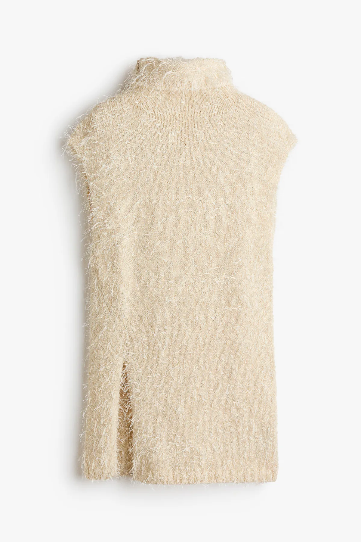 Fluffy-Knit Mock Turtleneck Top by H&M