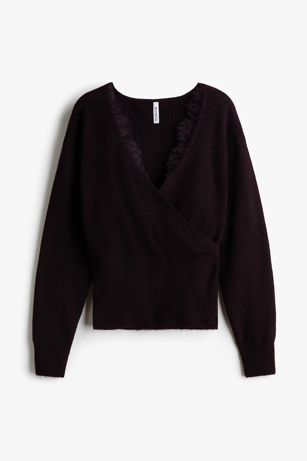 Lace-Detail Knit Sweater by H&M