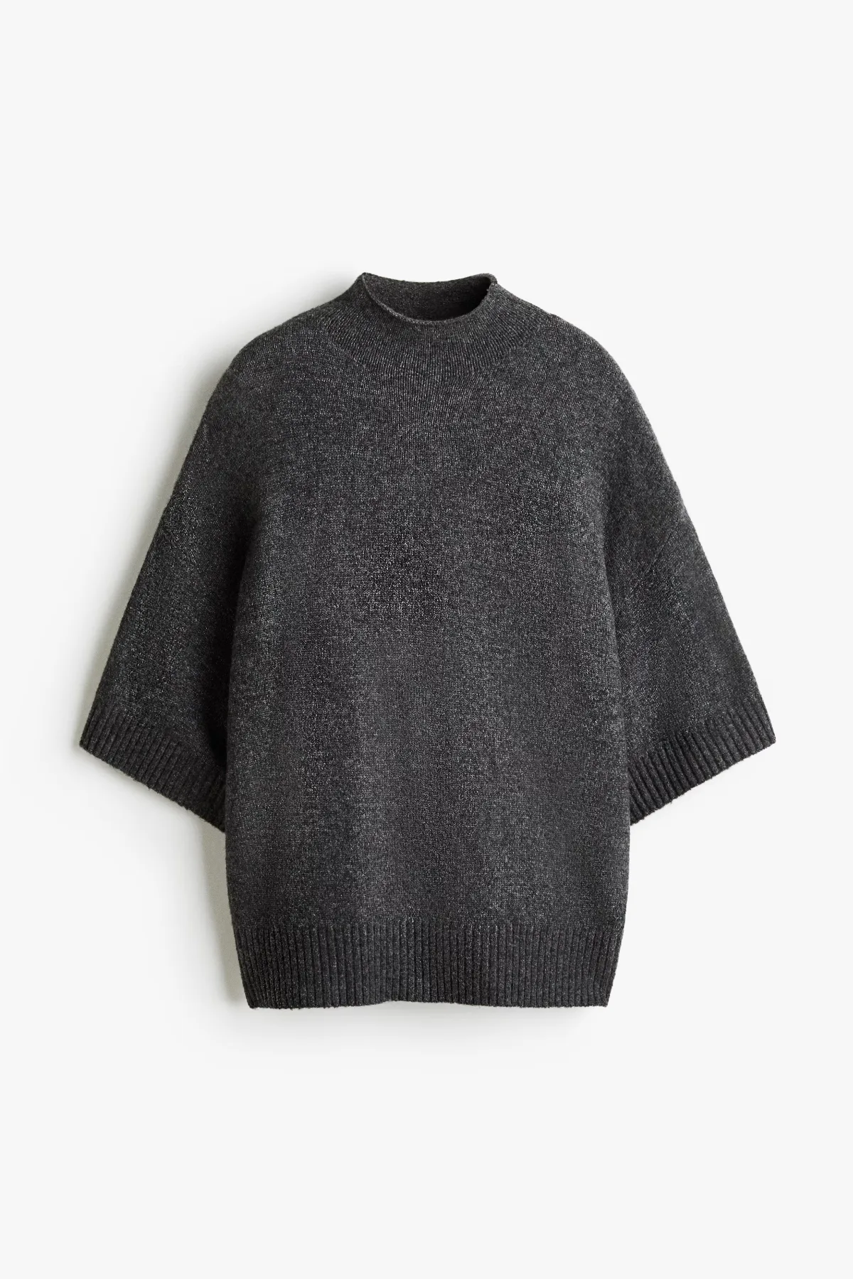 Oversized Mock-Turtleneck Sweater by H&M