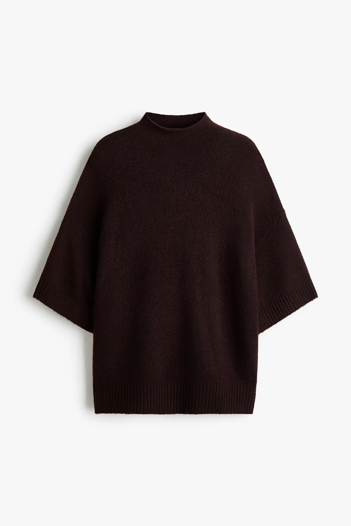 Oversized Mock-Turtleneck Sweater