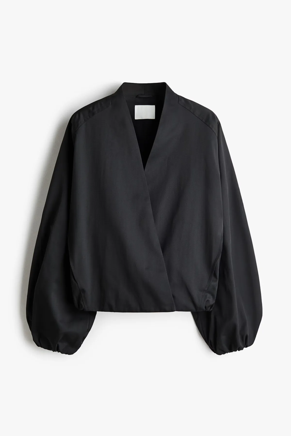 Balloon-Sleeved Wrap Jacket by H&M