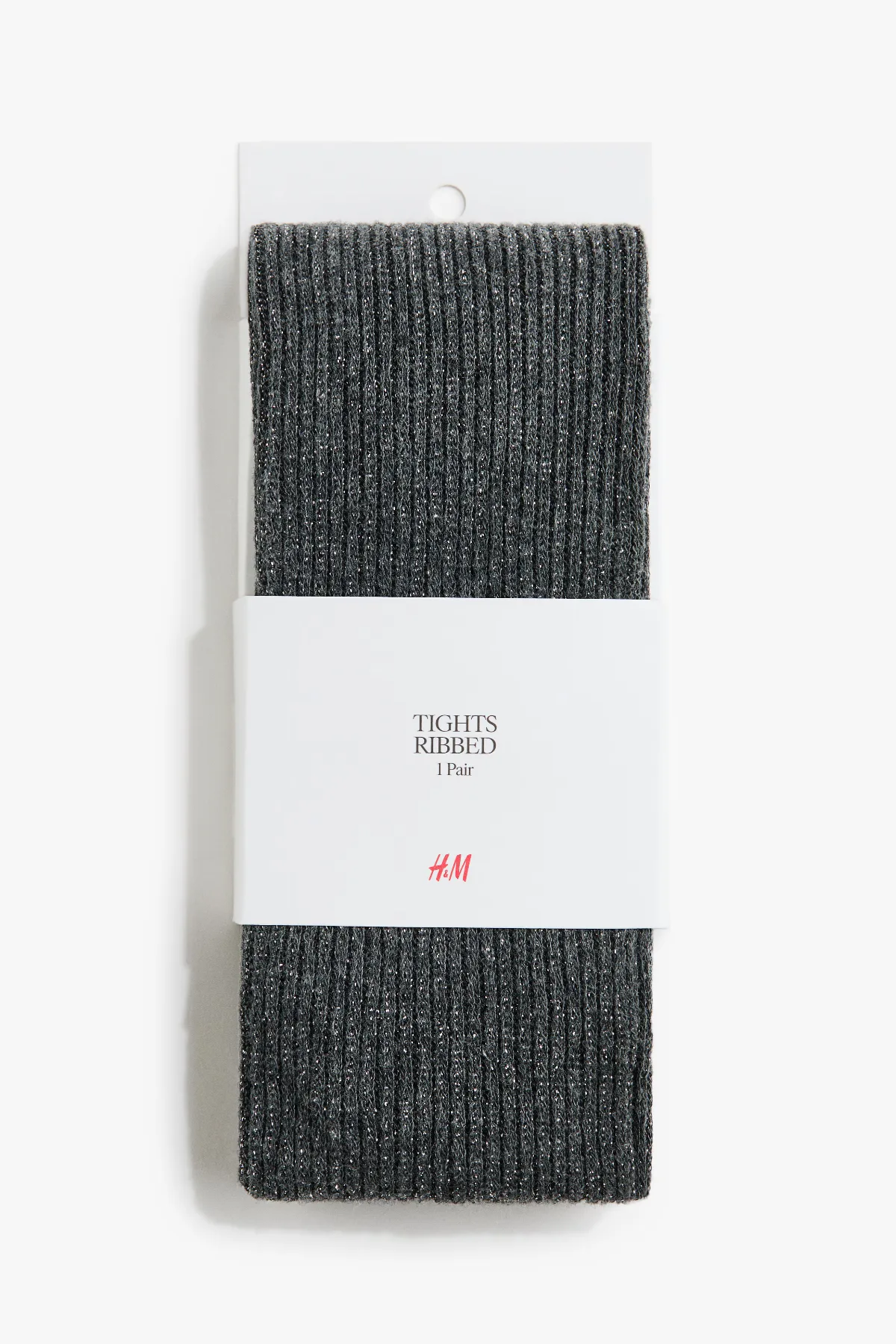 Glittery Rib-Knit Tights by H&M