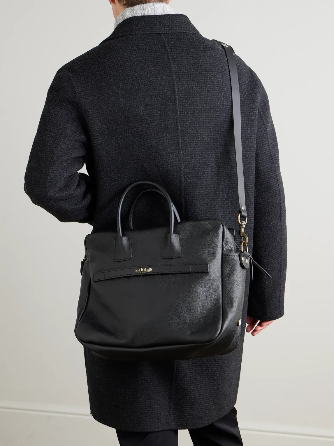 Business Zeppo Full-Grain Leather Briefcase by Bleu De Chauffe