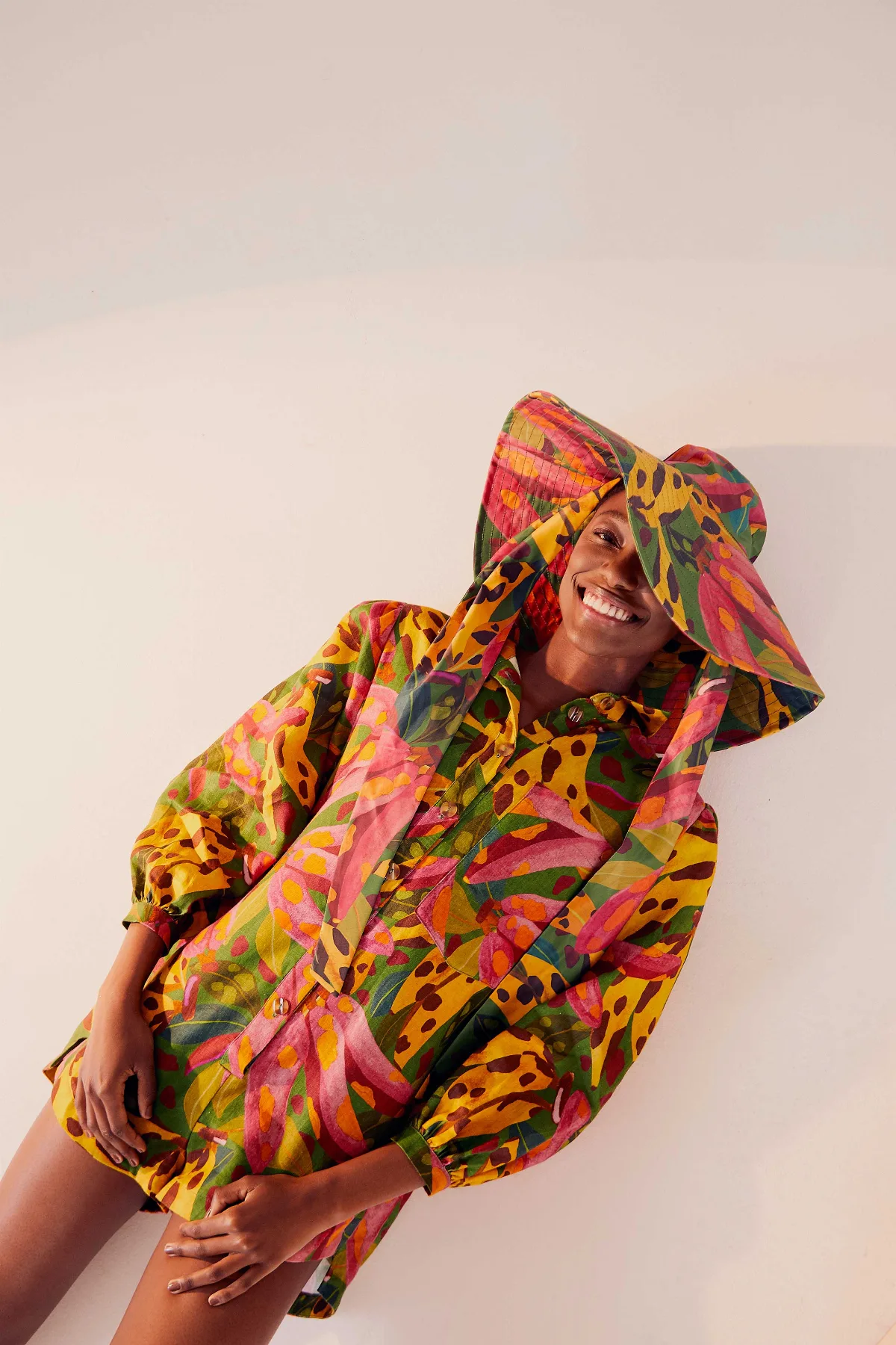 Cow Print Bananas Hat by FARM Rio