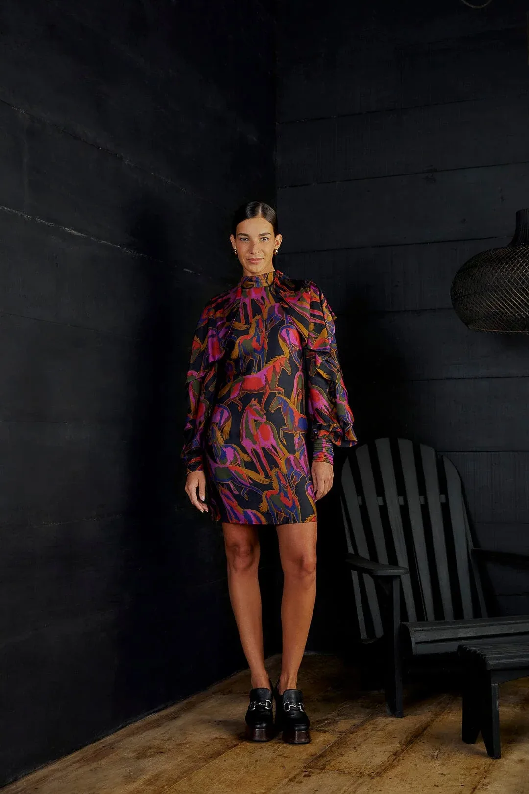 Wild Horses Backless Mini Dress by FARM Rio