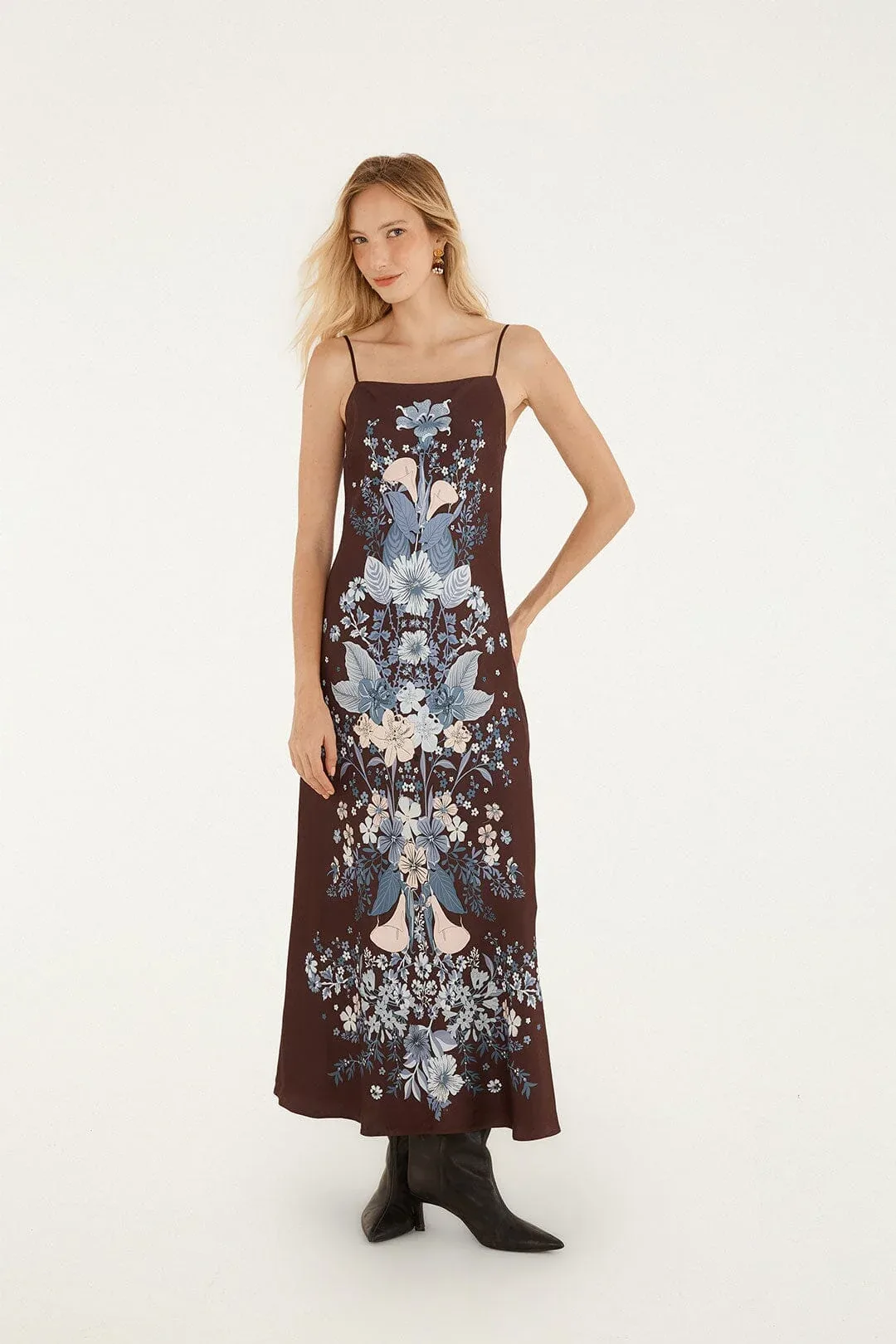 Beauty Bouquet Slip Maxi Dress by FARM Rio