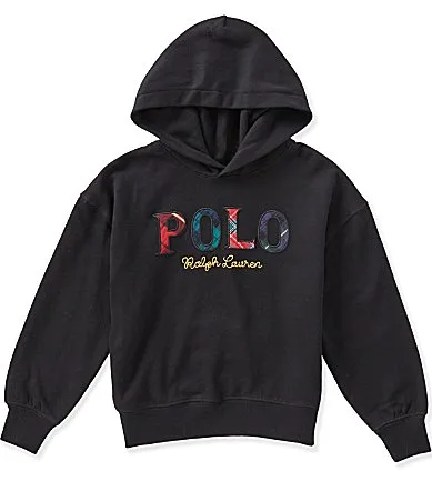 Long Sleeve Logo Fleece Hoodie by Polo Ralph Lauren