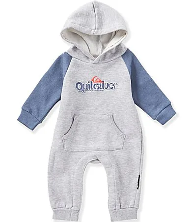 Long Sleeve Color Block Hooded Fleece Coverall by Quiksilver