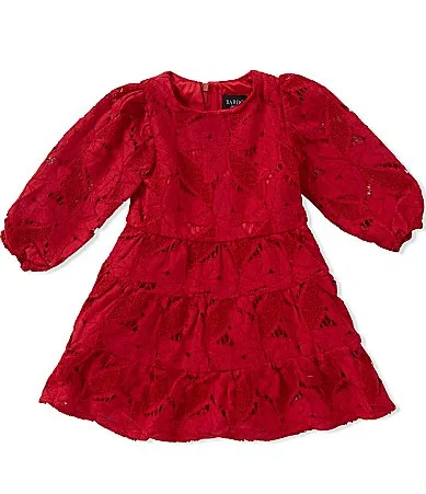 Long Sleeve Saskia Lace Dress by Bardot