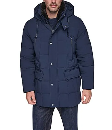 Peconic Textured Modern Down Parka by Andrew Marc