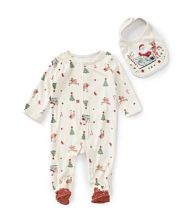 Woodlands Rudolph the Red-Nosed Reindeer Christmas-Themed Footed Pajamas by Baby Starters