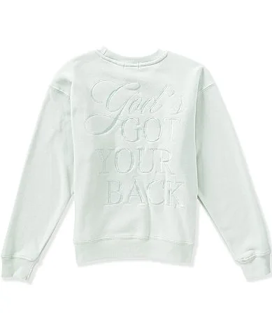Long Sleeve Gods Got Your Back Pullover by Originality