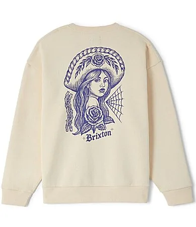 Rosa Fleece Crewneck Sweatshirt by Brixton