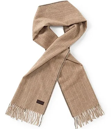 Cashmere Pin Stripe Scarf by Hickey Freeman