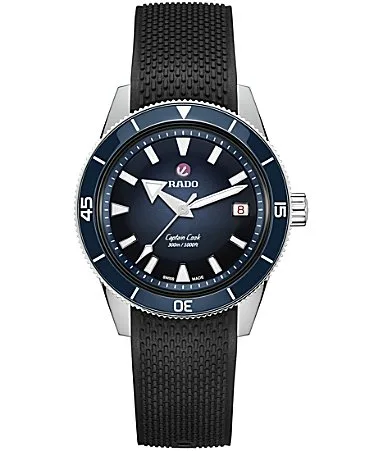 Captain Hook Automatic Leather Strap Watch