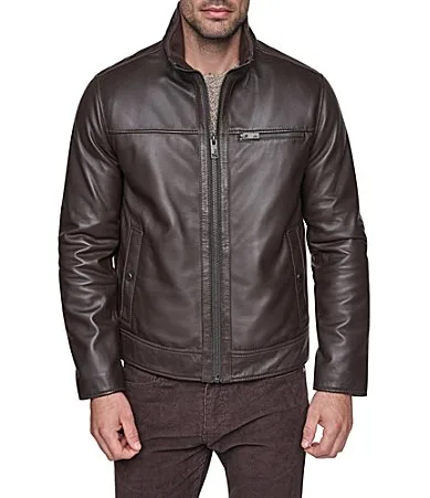 Elmont Leather Jacket by Andrew Marc