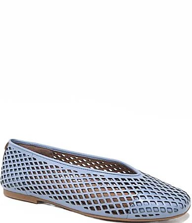Willow Perforated Leather Flats by Gentle Souls
