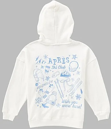 Long Sleeve Graphic Apres Ski Club Hoodie by Originality