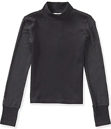 Knit Mock Neck Long Sleeve Top by A Loves a