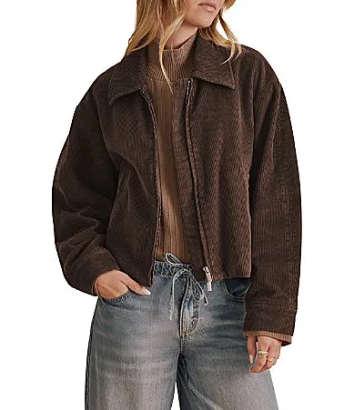 Parker Corduroy Long Sleeve Jacket by Splendid