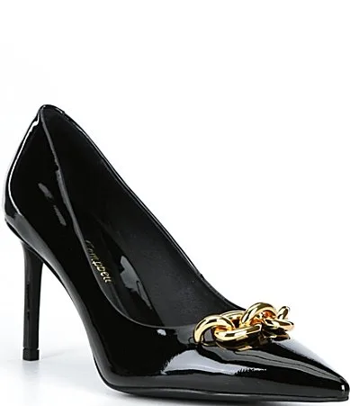 Nikia Patent Leather Point Toe Pumps by Jeffrey Campbell