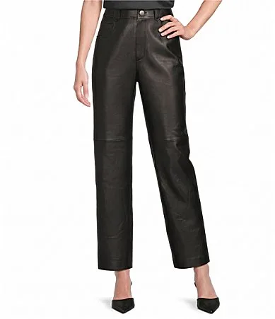 Audrey Genuine Leather Pants by Antonio Melani
