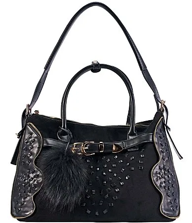 Monique Buckle Satchel Bag by Azalea Wang