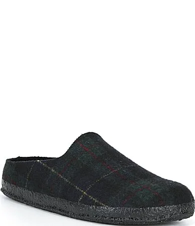 Amsterdam Plaid Print Felt Clogs by Birkenstock