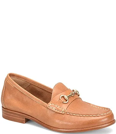 Jennifer Leather Horsebit Loafers by Sofft