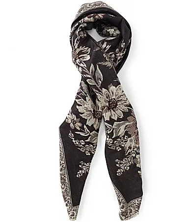 Floral Jacquard Scarf Wrap by Vince Camuto