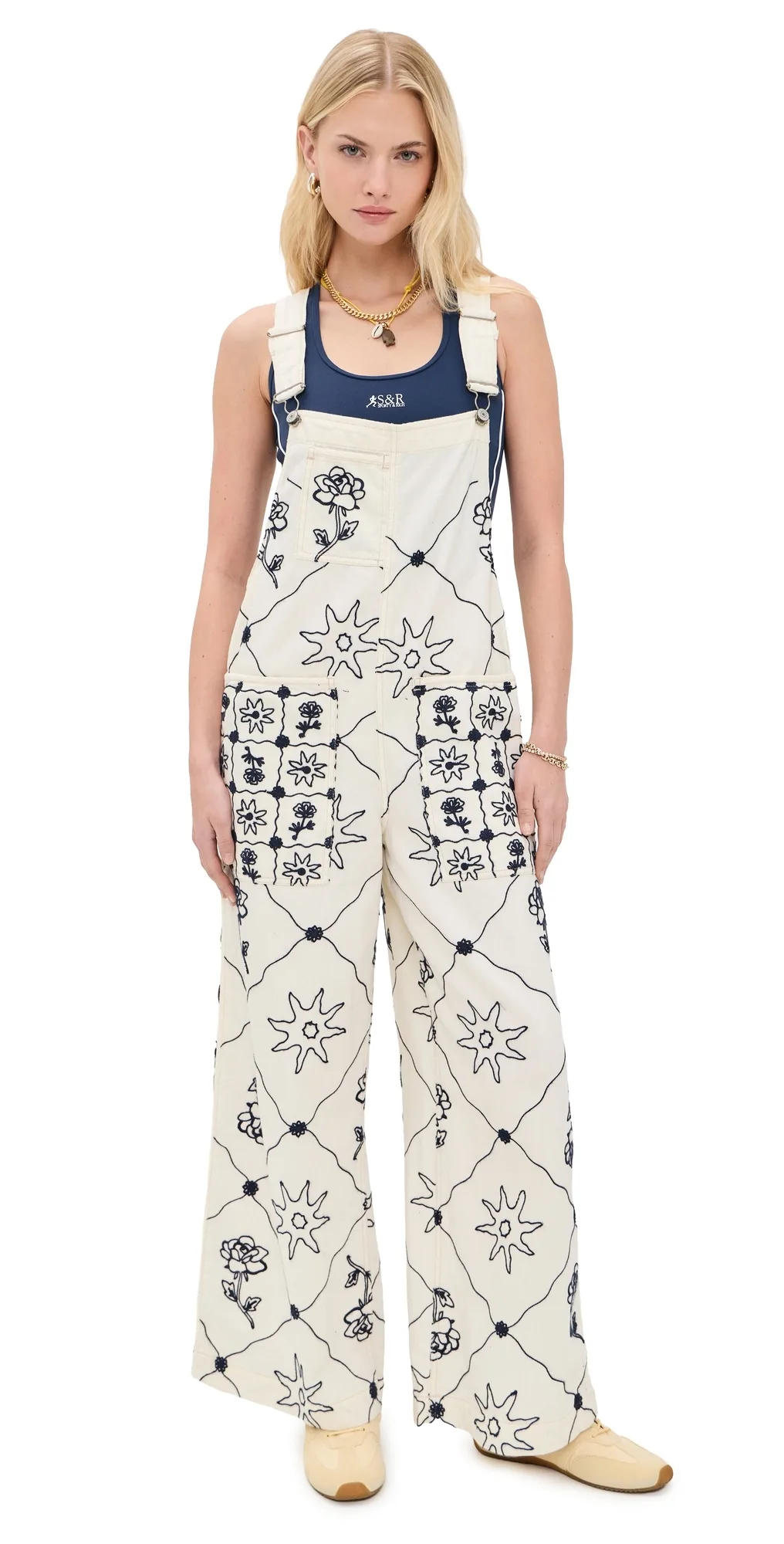 Rising Sun Overalls by Free People