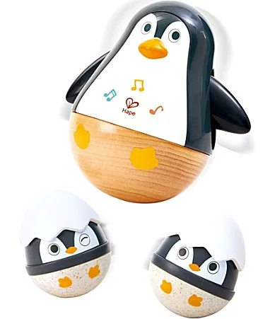 Wobbling Penguin Family by Hape