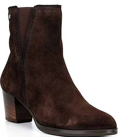 Zamora Suede Chelsea Ankle Booties by Pikolinos