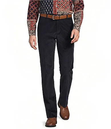 Retro Revival Collection Coordinating Alex Slim Fit Corduroy Suit Separates Dress Pants by Murano