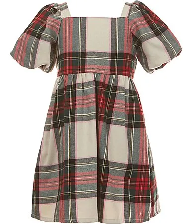 Plaid Bow Back Dress by Copper Key