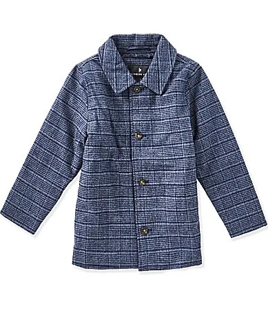 Plaid Wool Peacoat by Urban Republic