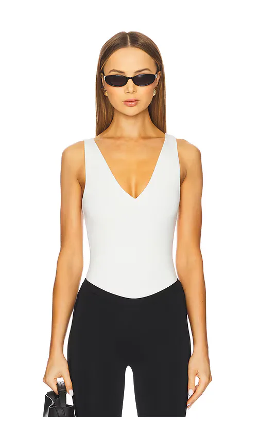 Plunge V Bodysuit by Sans Faff