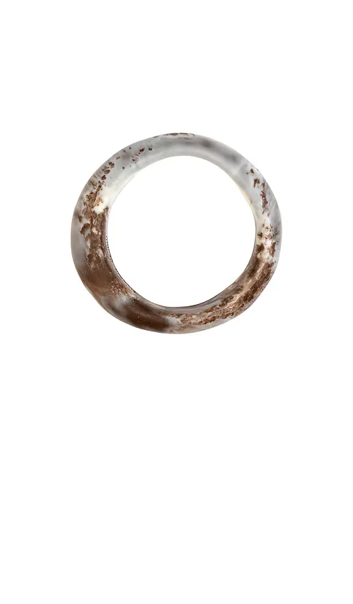 Small Organic Bangle Bracelet by Dinosaur Designs