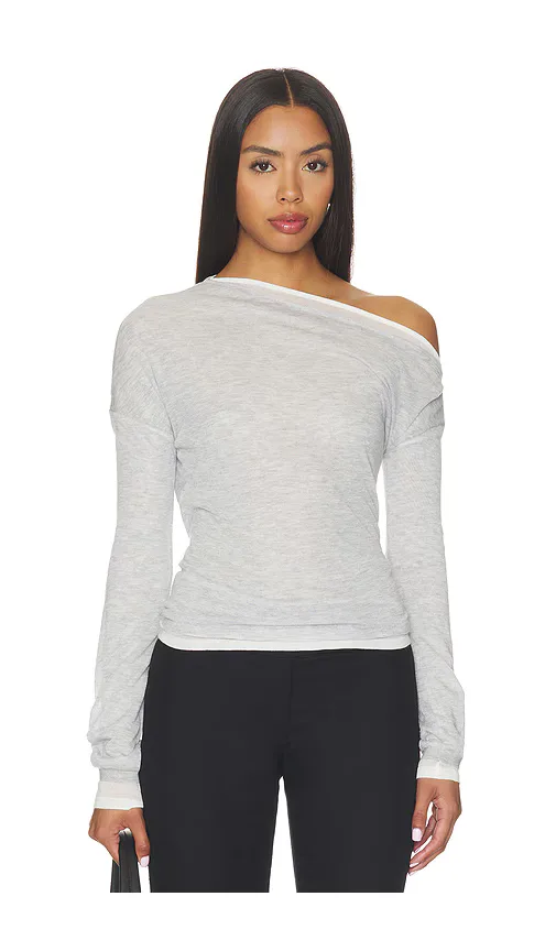 Wei Layered Assym Knit Top by Eaves