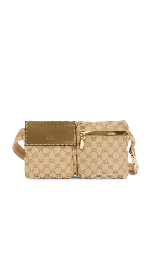 Gucci Double Pocket Belt Bag by Fwrd Renew