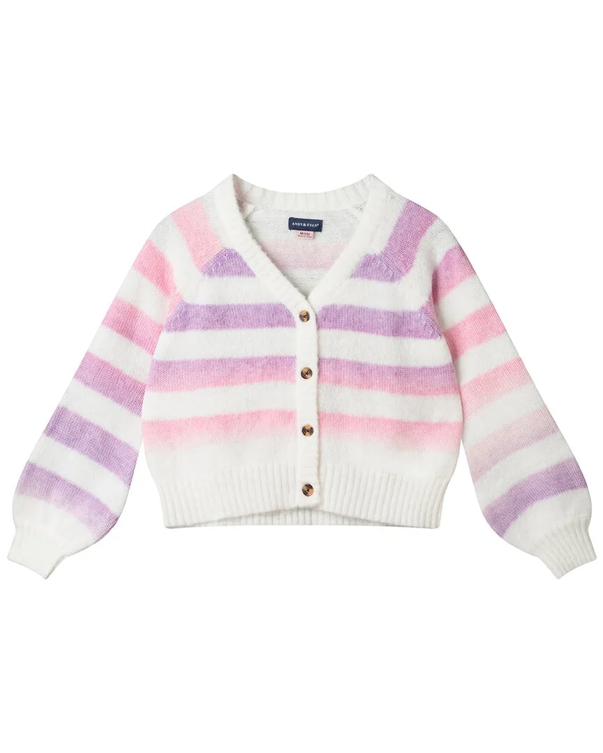 Striped Ombre Cardigan by Andy & Evan