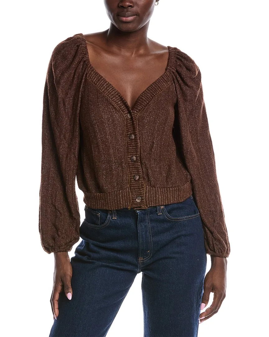 Piece of My Heart Textured Button Front Top by Project Social T