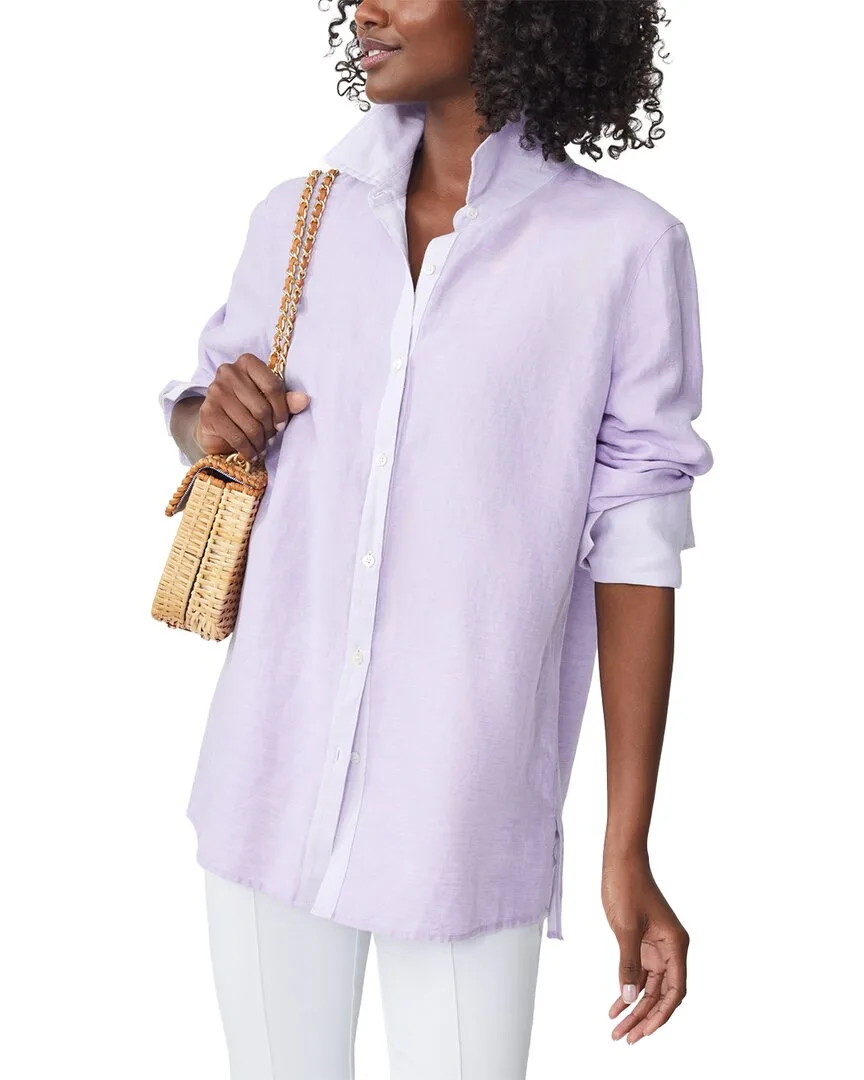 Anilee Linen-Blend Blouse by J.McLaughlin