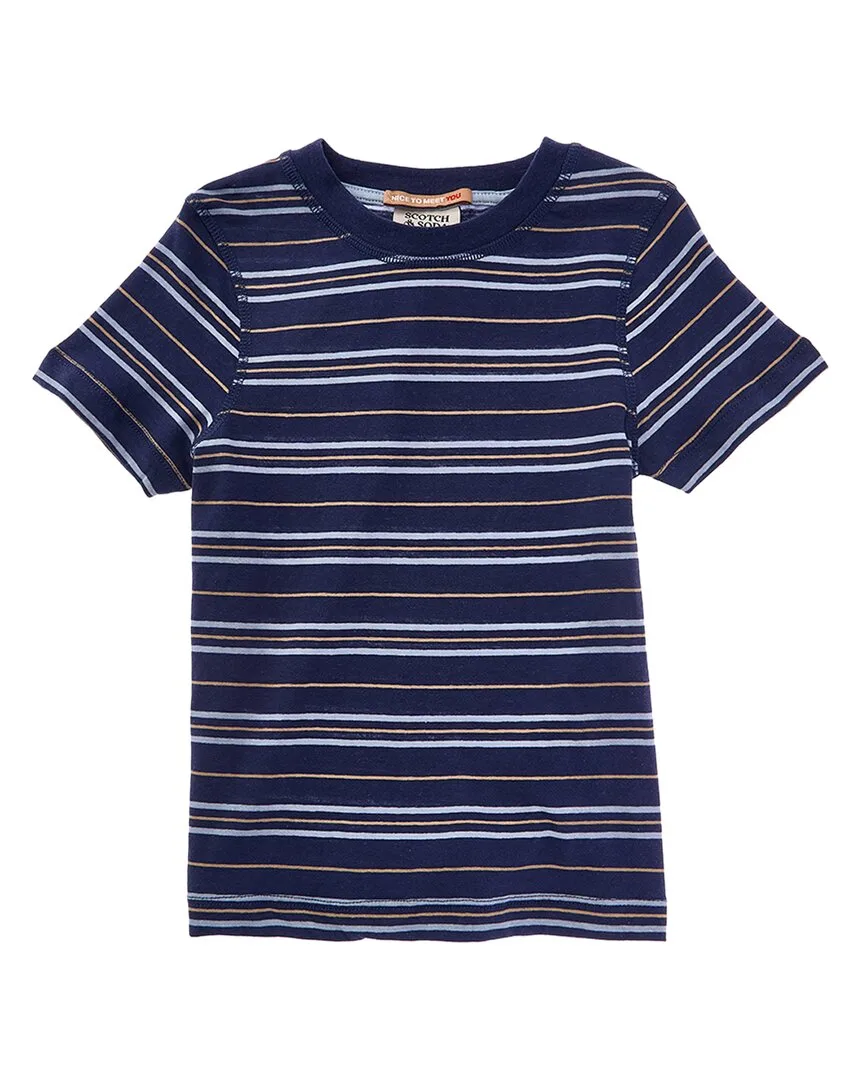 Relaxed-Fit Yarn-Dyed Linen-Blend T-Shirt by Scotch & Soda
