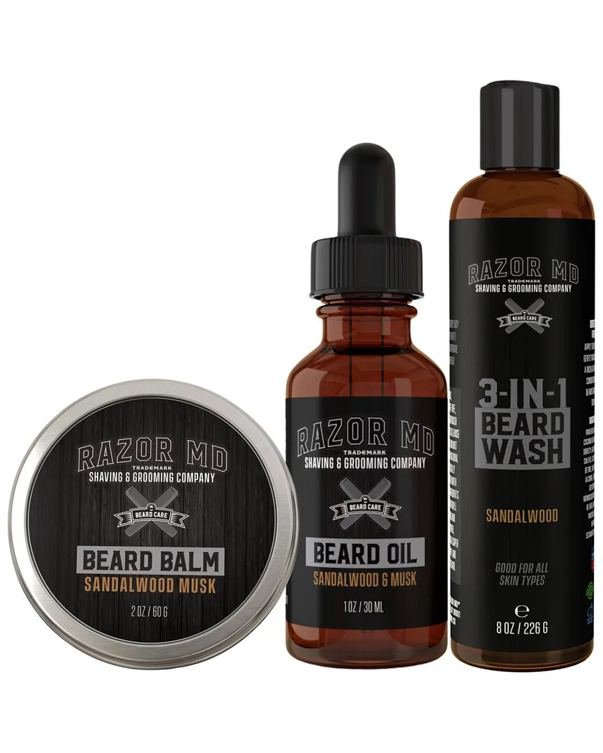 11Oz Beard Bundle & Gift Set by Razor Md