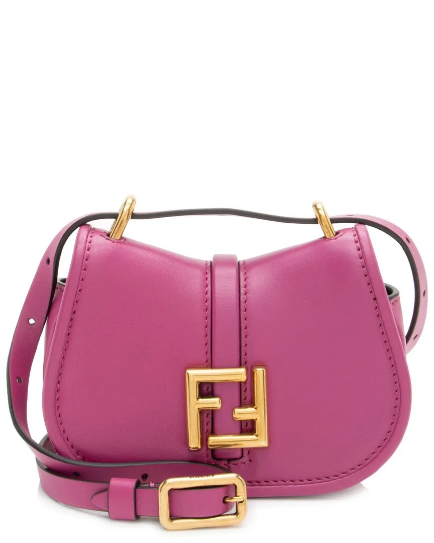Pink Leather Cmon Nano Shoulder Bag (authentic Pre-Loved) by FENDI